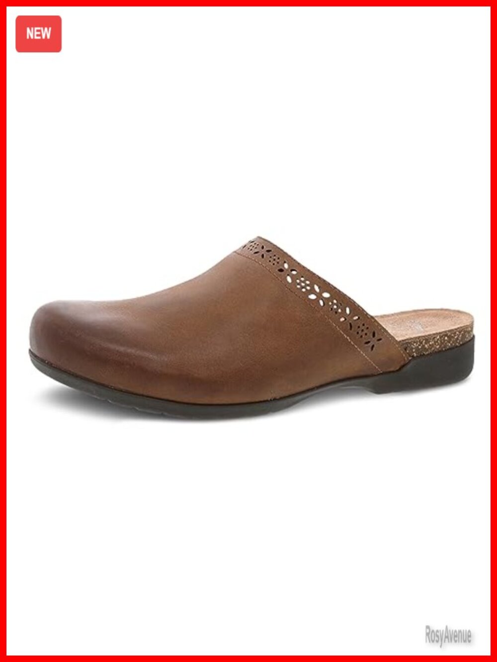 Dansko Robbie Mules for Women Leather Comfort Arch Support Slip-On Shoes